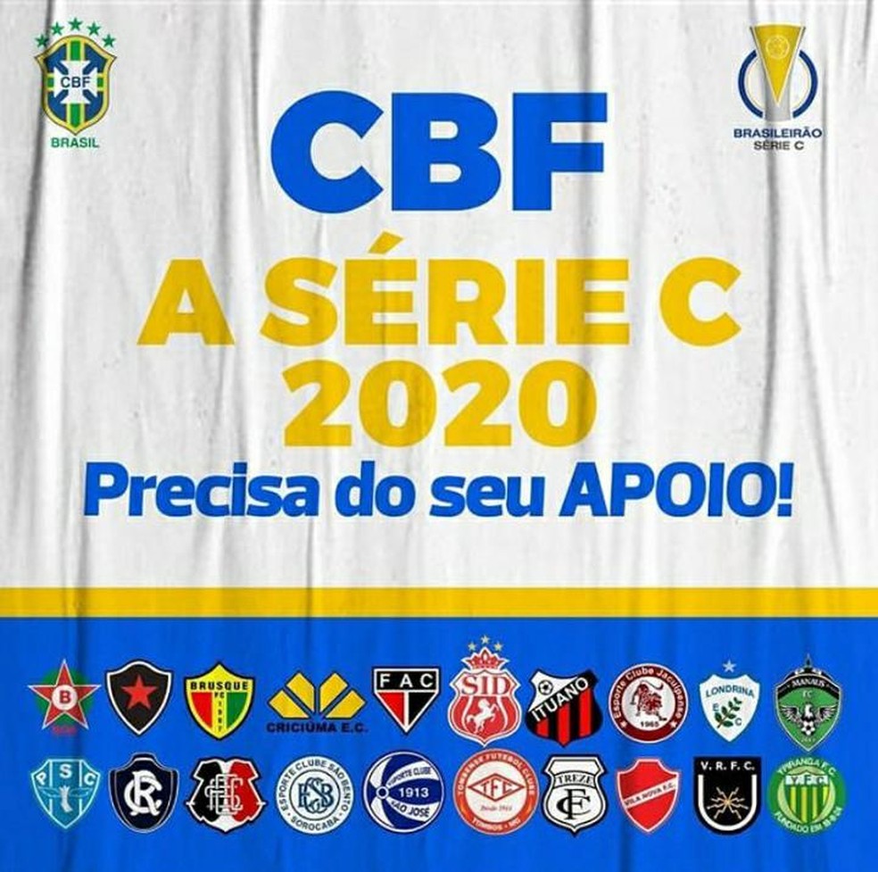 Brasileirão 2020: Quem são os clubes favoritos para subirem da Série C para a B?