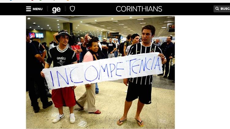 Imagem real, publicad pelo Globoesporte.com