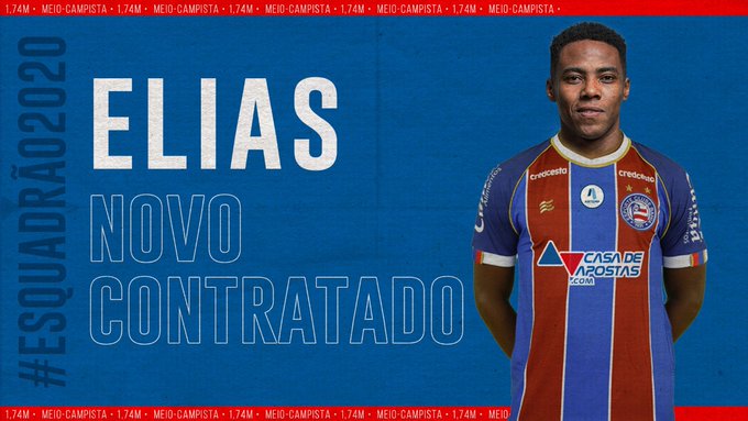 Bahia anuncia Elias e Anderson Martins