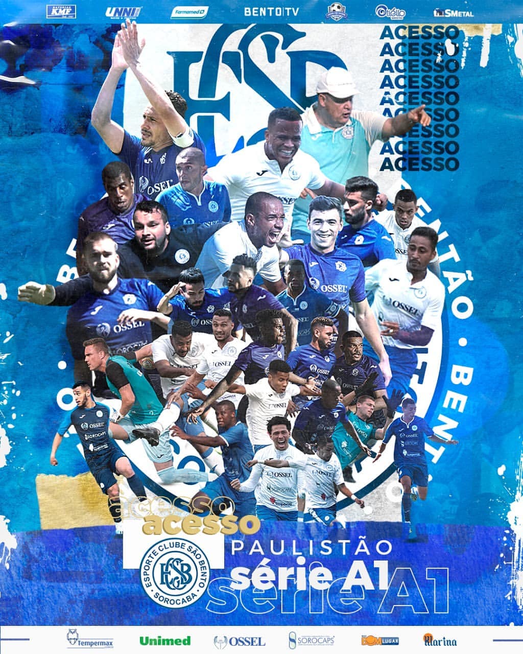 São Bento perde, mas está de volta a elite paulista