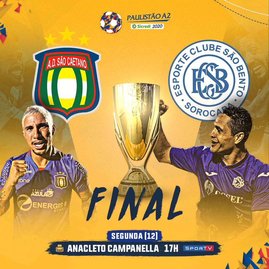 São Caetano x São Bento – Prognóstico da final do Paulistão Série A2 2020