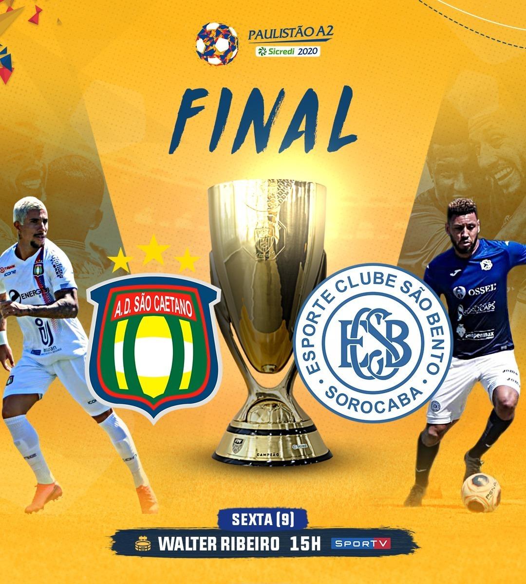 São Bento x São Caetano – Prognóstico da final do Paulistão Série A2