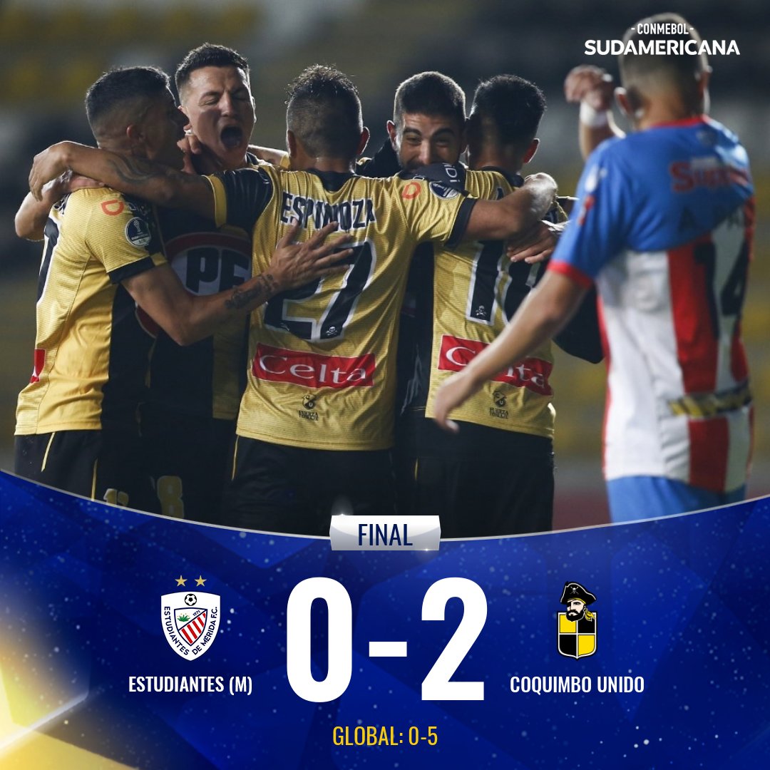 Coquimbo Unido volta a vencer o Estudiantes e se classifica às oitavas da Copa Sul-americana