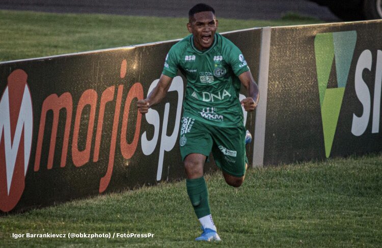 Com gol nos acréscimos, Guarani vence Paraná fora de casa, pelo Brasileirão Série B 2020