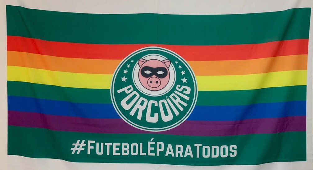 Bandeira LGBTQIA+ ganha espaço na Arena Palmeiras
