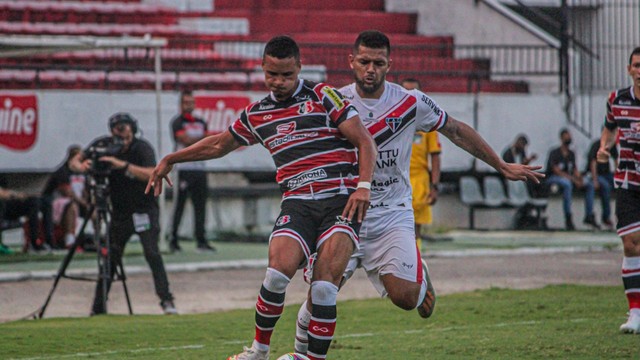 Santa Cruz e Ferroviário fazem seis gols na etapa final e terminam empatados