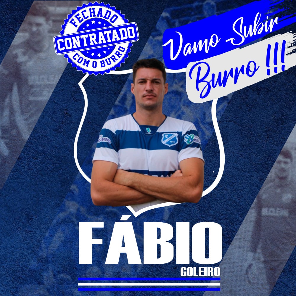 Taubaté anunciou a volta do goleiro Fábio