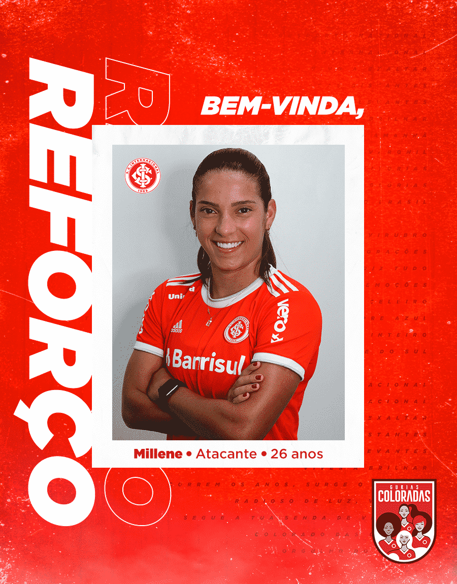 Internacional contrata Milene, reforço vindo da China!