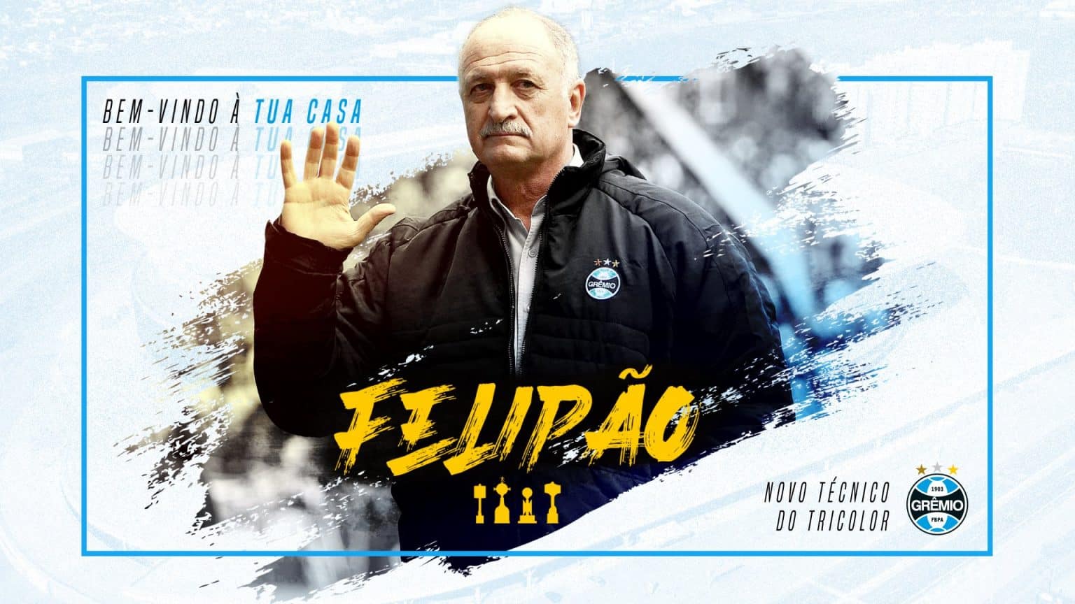 Felipão é anunciado como novo técnico do Grêmio