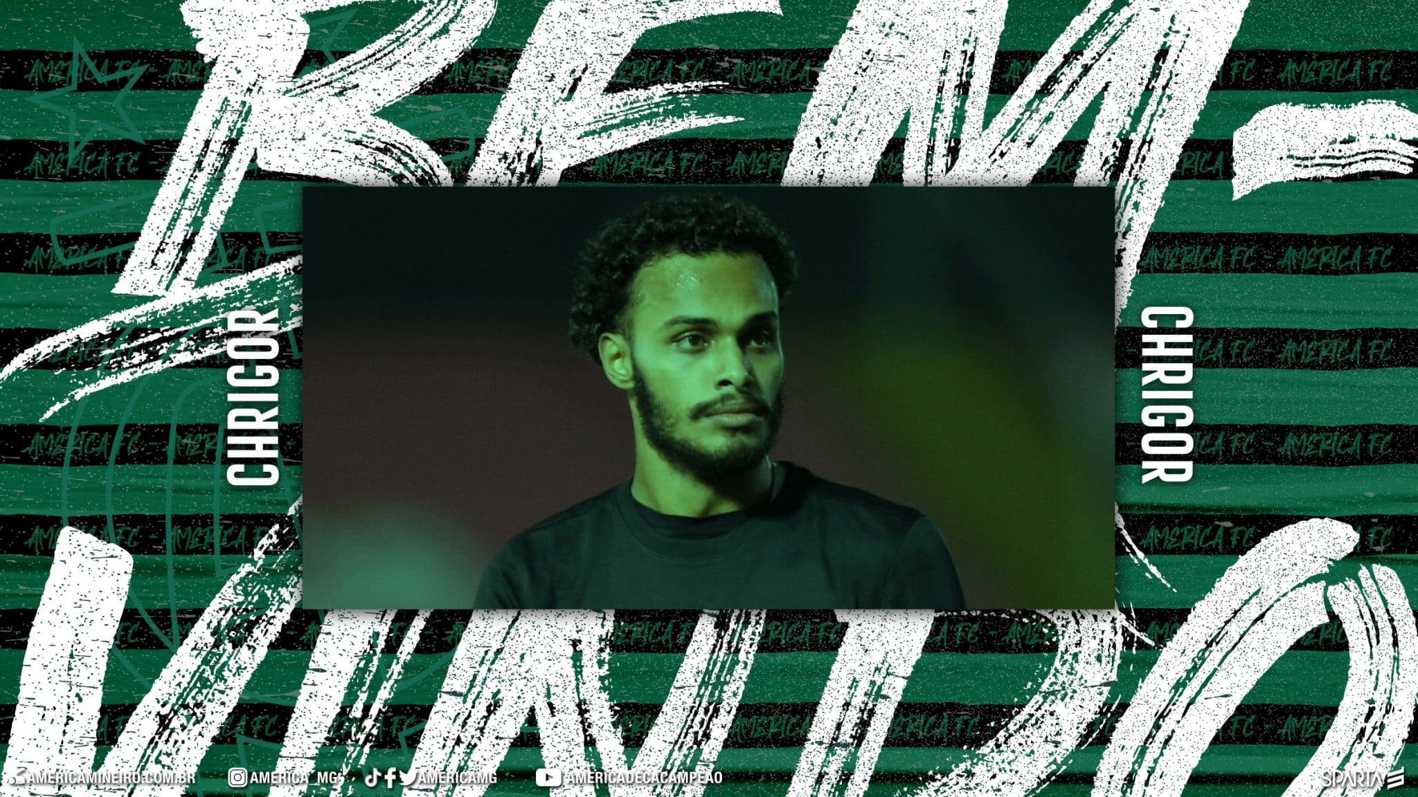 América-MG anuncia atacante Chrigor, ex-Bragantino