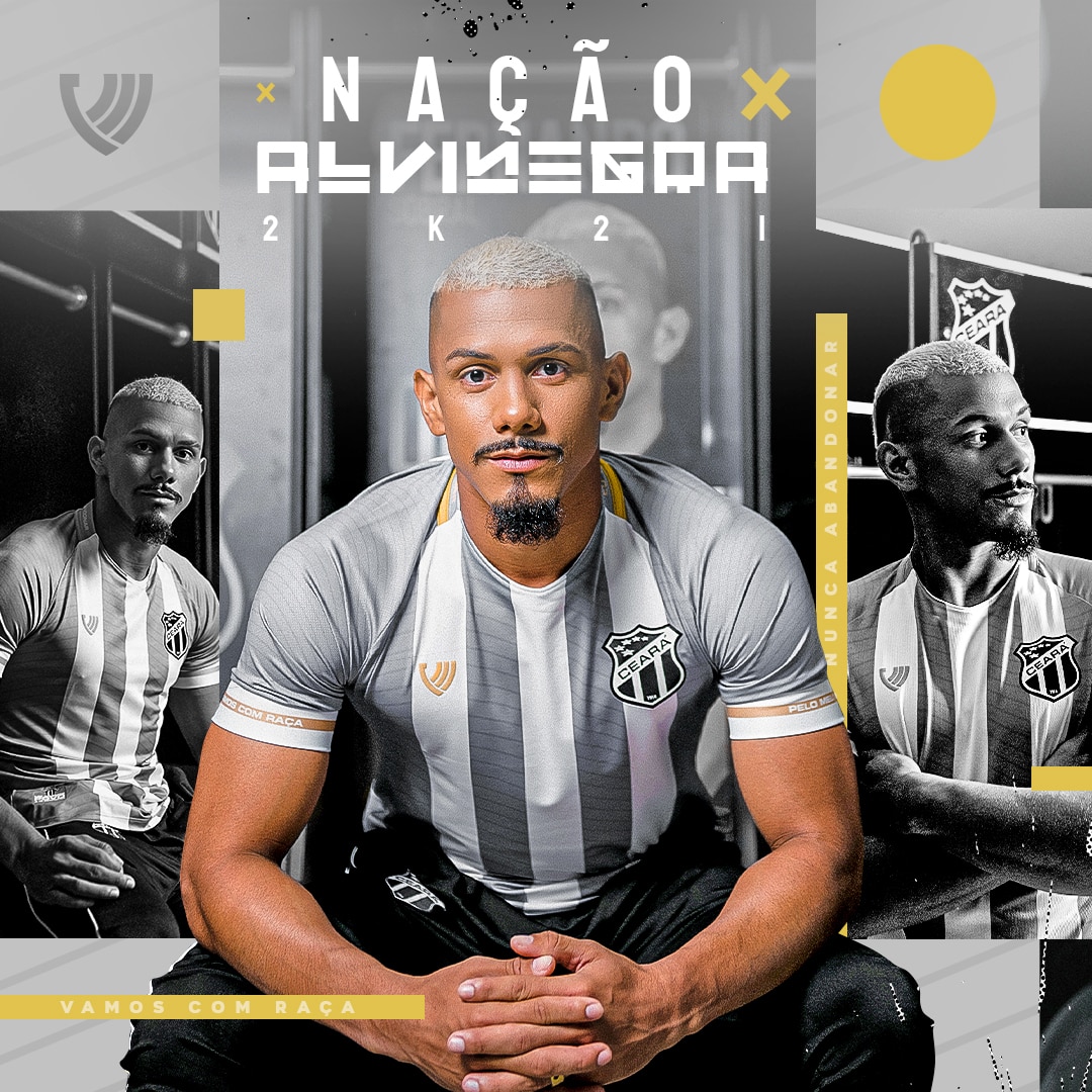 Ceará lança uniforme Nação Alvinegra 2021