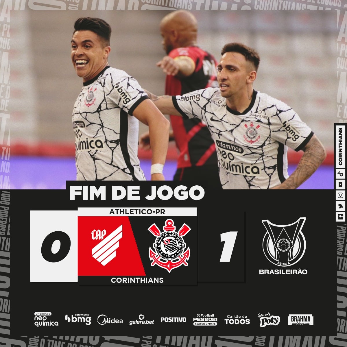 Athletico x Corinthians como aconteceu – Resultado, destaques e reação