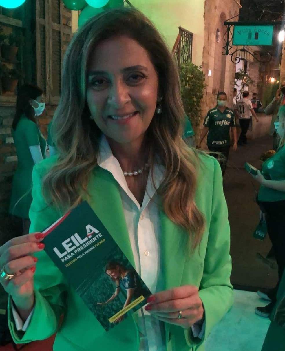 Leila Pereira lança candidatura à presidência do Verdão