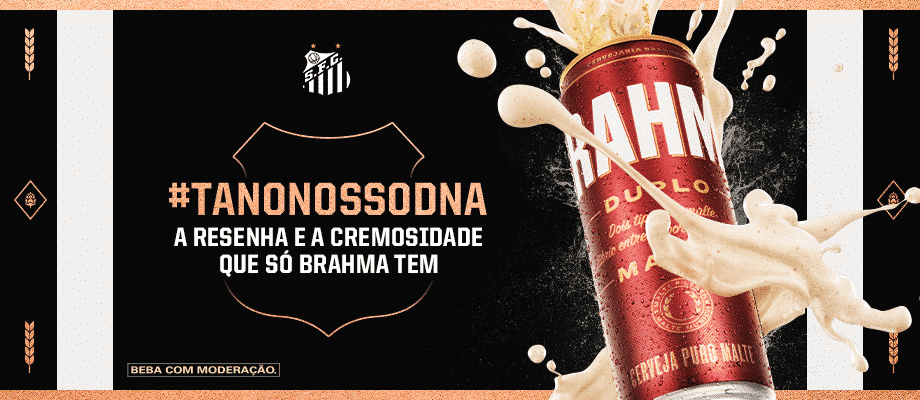 Santos renova patrocínio com Brahma