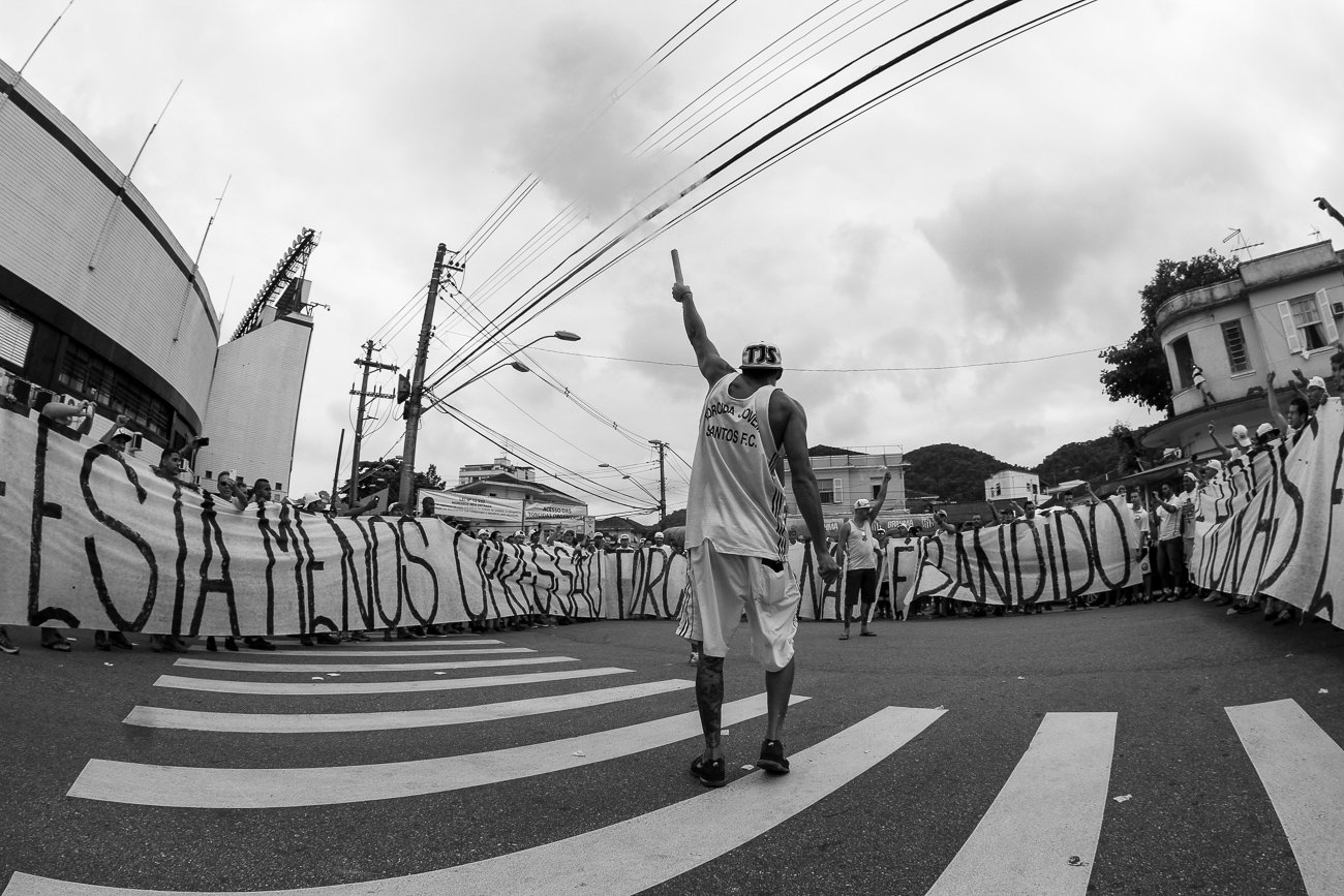 Torcida Jovem conversou com elenco do Santos