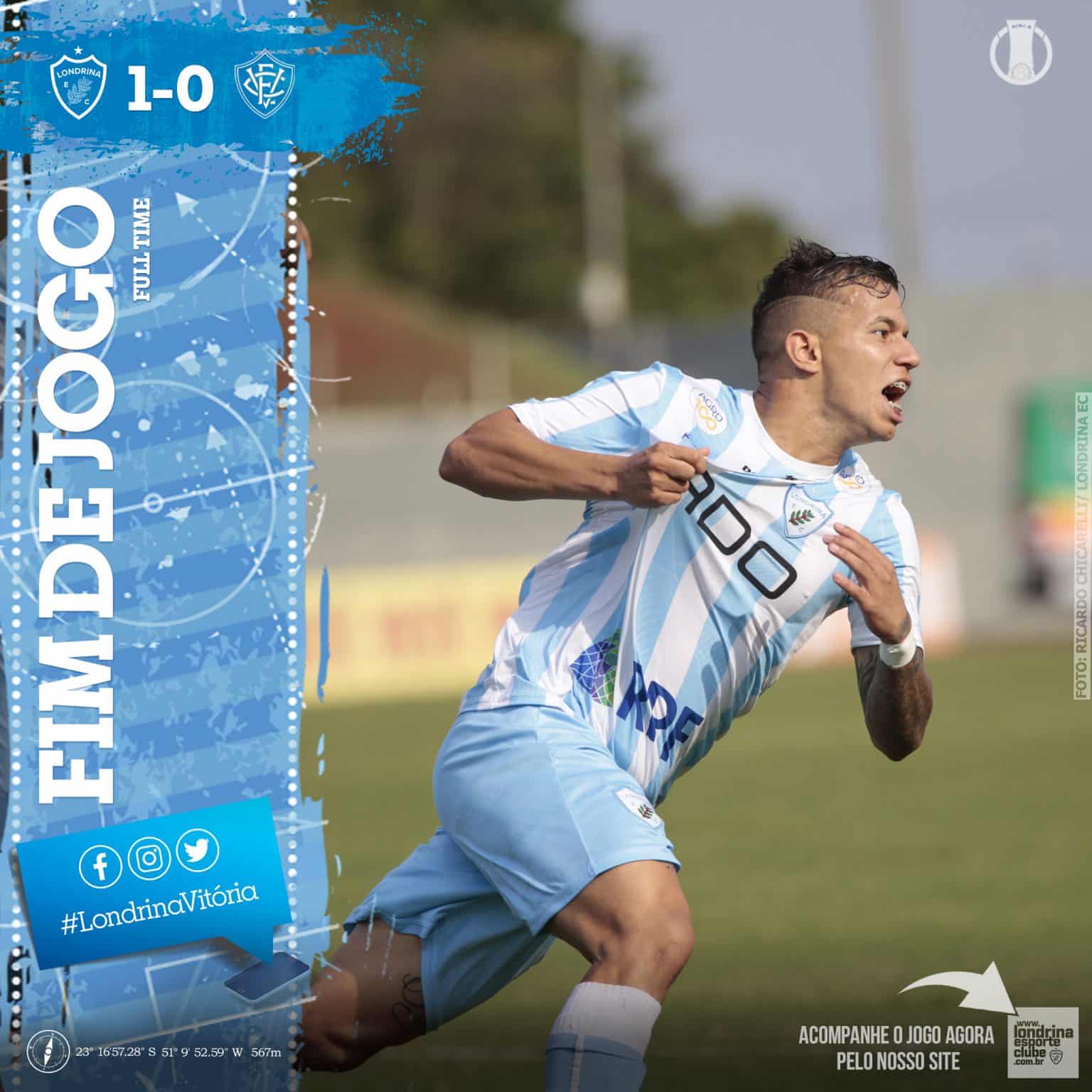 Londrina x Vitória como aconteceu – resultado, destaques e reação