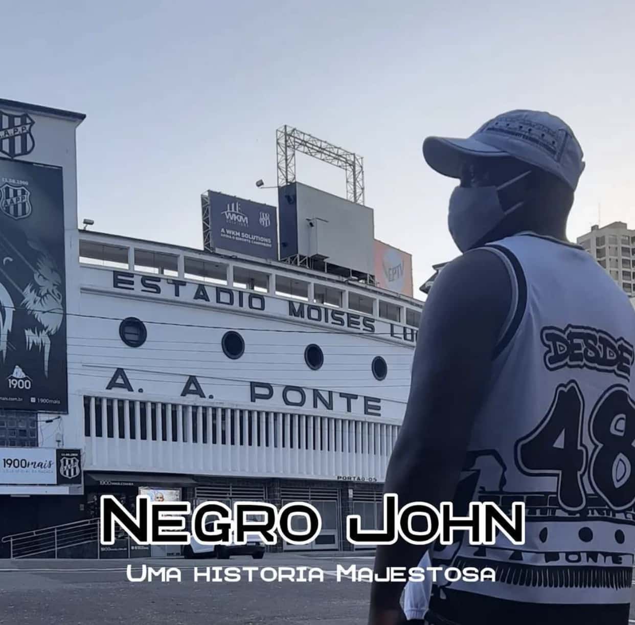 Pontepretano fanático conta a história da construção do Moisés Lucarelli com rap: “Me emociona, me arrepia quando eu canto essa história”