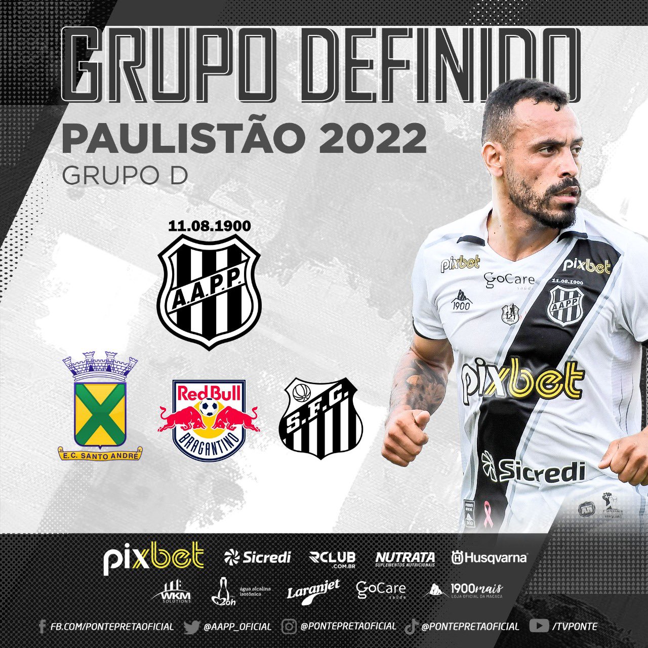 Ponte Preta cai no Grupo D no Paulistão 2022