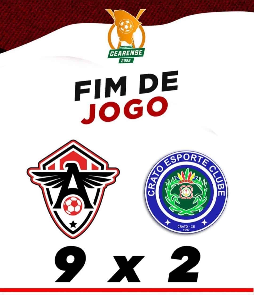 Atlético Cearense x Crato Como Aconteceu-Resultado, Destaques e Reação