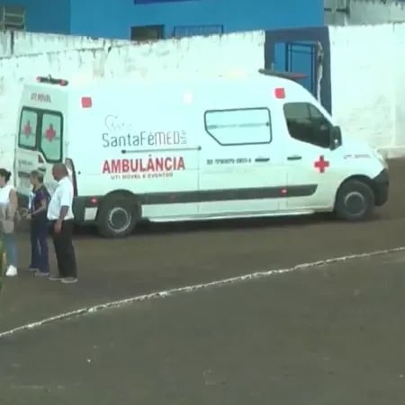 Jogador passa mal na partida entre Vocem-SP X América Mineiro