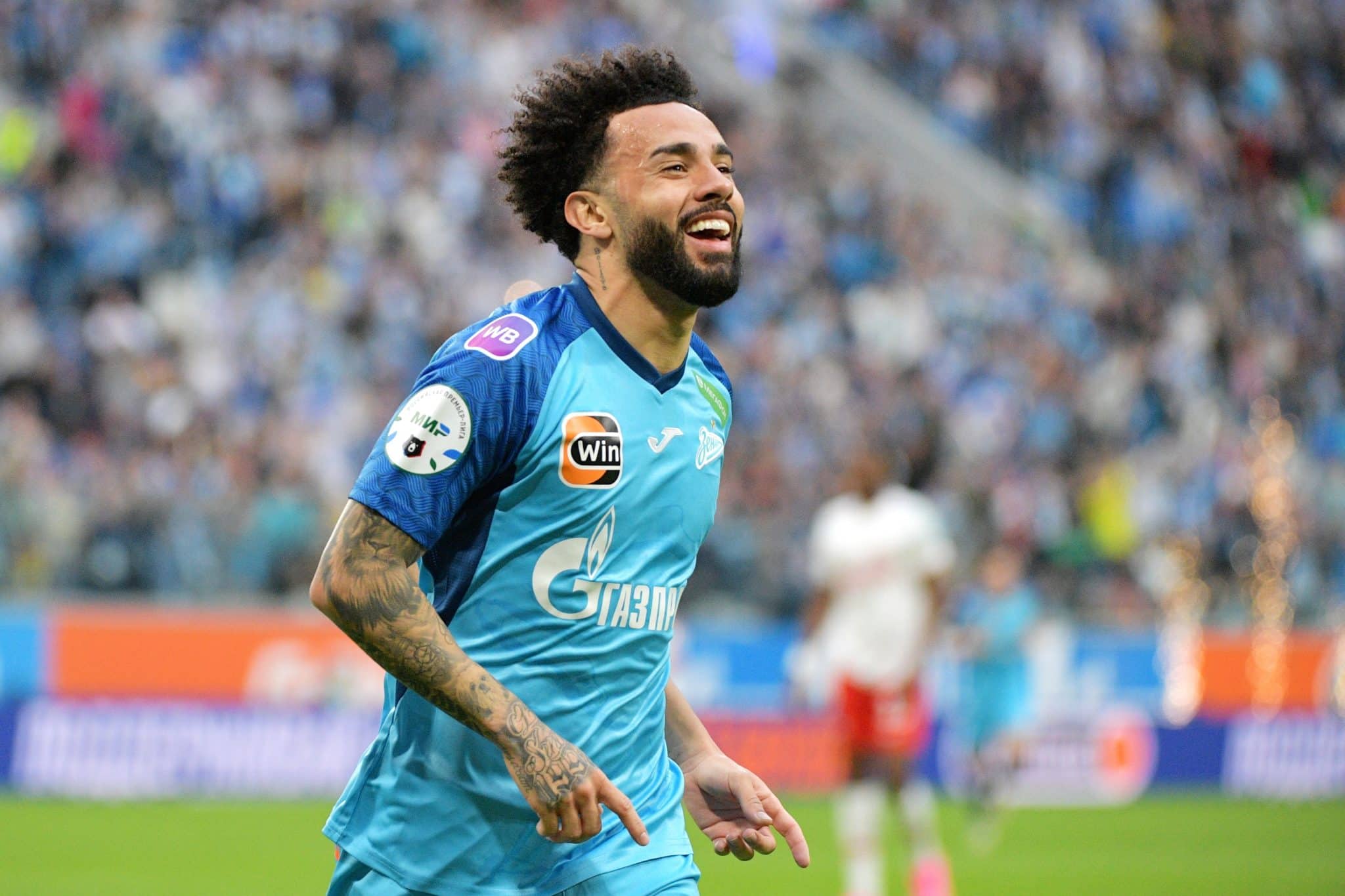 Confira os n&uacute;meros de Claudinho, alvo do Palmeiras, no futebol russo