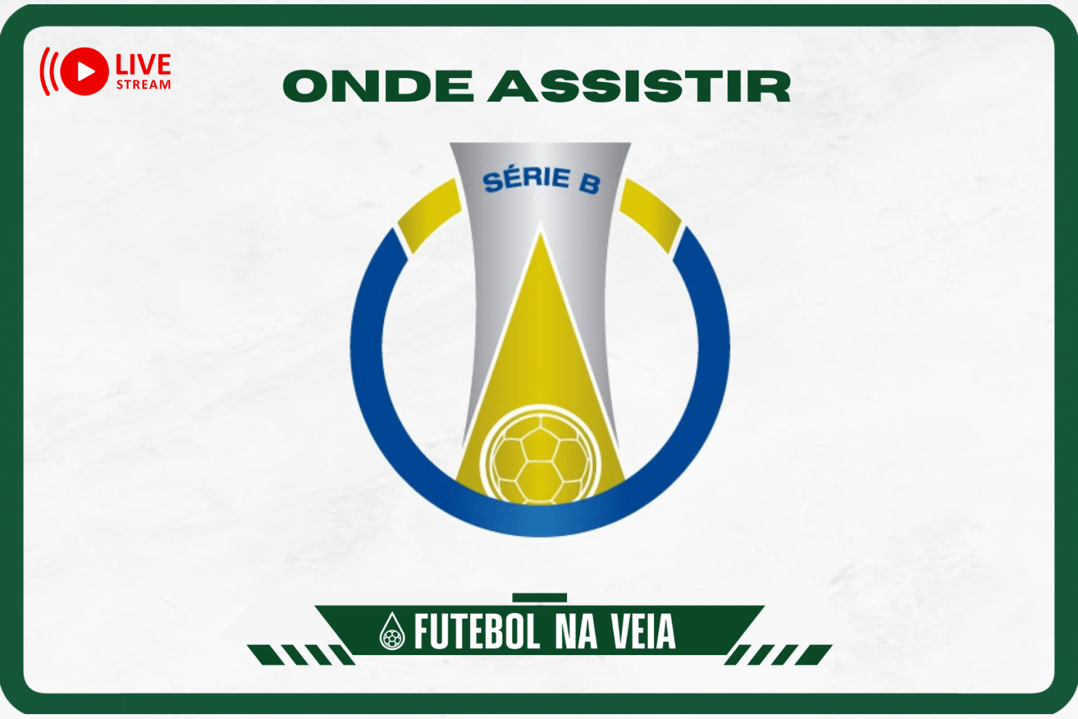 Jogos de hoje da Série B ao vivo: veja onde assistir