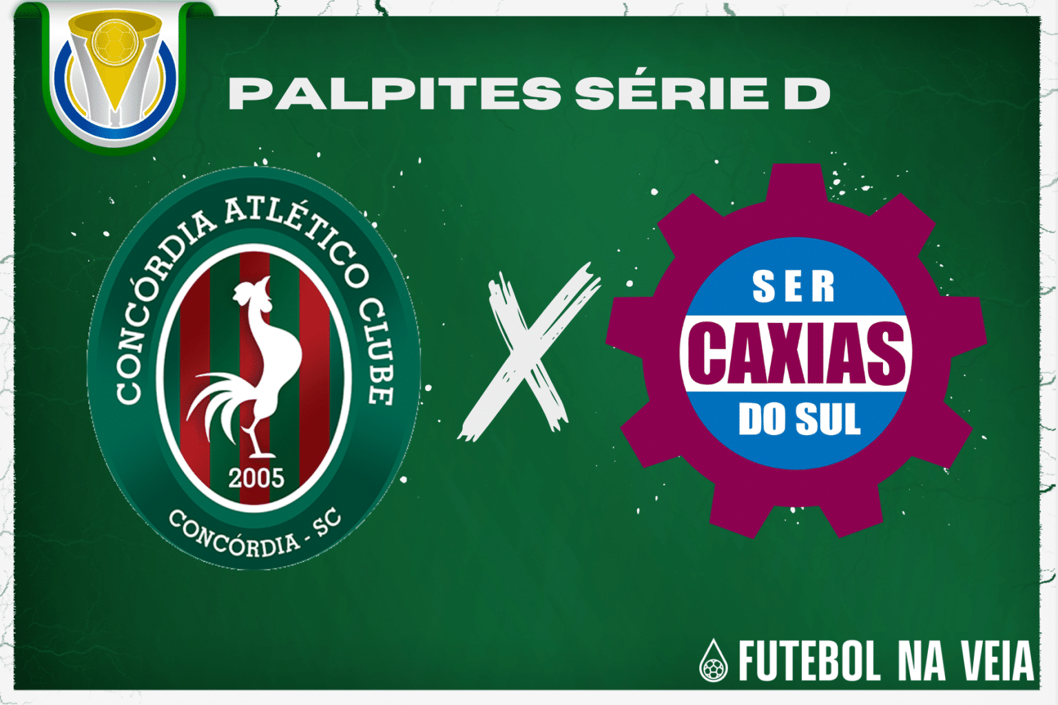 Palpite Concórdia x Caxias – 16/07 – Brasileirão Série D 2023